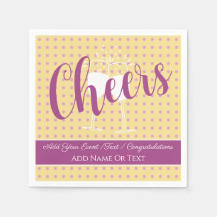 Servilleta De Papel Glamour suave / Alegría húmeda Sunshine puntos sól