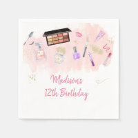 Glitz & Glam Pink Gold Spa Cumpleaños