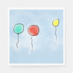 Servilleta De Papel Globos de abril