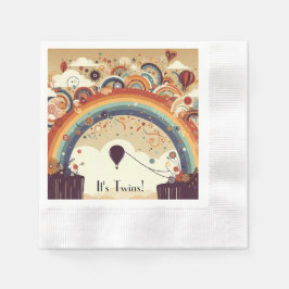 Servilleta De Papel Globos de aire caliente coloridos