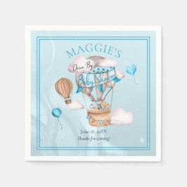 Servilleta De Papel Globos De Animales Safari Conducidos Por Boy Baby 