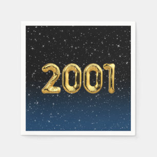 Servilleta De Papel Globos De Cumpleaños 2001 En Las Estrellas