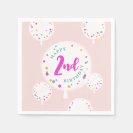Servilleta De Papel Globos de cumpleaños servilletas personalizables r