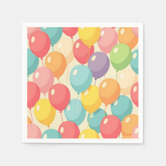 Servilleta De Papel Globos de fiesta en diferentes colores