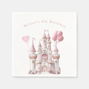 Servilleta De Papel Globos del Castillo de la Princesa