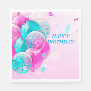 Servilleta De Papel Globos fiestas