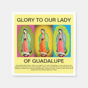 Servilleta De Papel gloria a nuestra dama de guadalupe