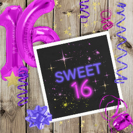 Servilleta De Papel Glow Sweet Neon 16 ID760