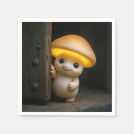 Servilleta De Papel Glowing Mushroom Munchkin