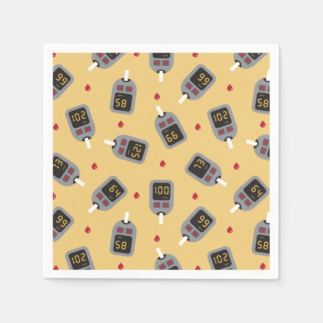 Servilleta De Papel Glucómetro (Anverso)