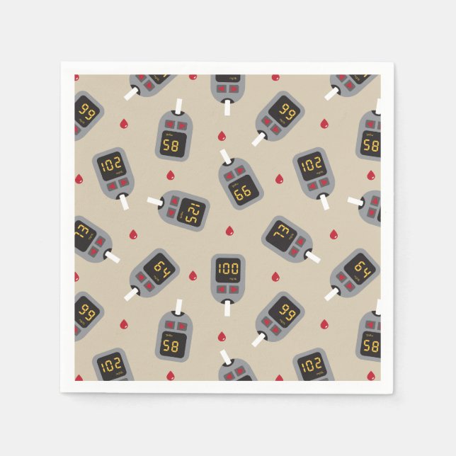 Servilleta De Papel Glucómetro (Anverso)