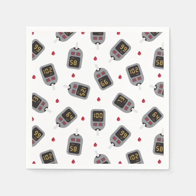 Servilleta De Papel Glucómetro (Anverso)