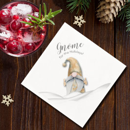 Servilleta De Papel Gnome de navidades para las vacaciones