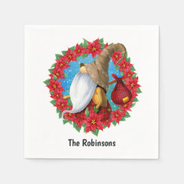 Servilleta De Papel Gnome Navidades nórdicos