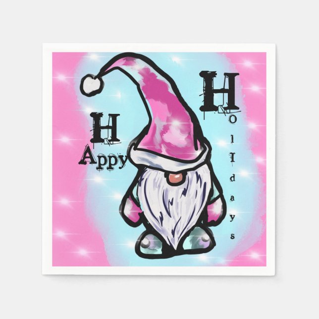 SERVILLETA DE PAPEL GNOMES (Anverso)