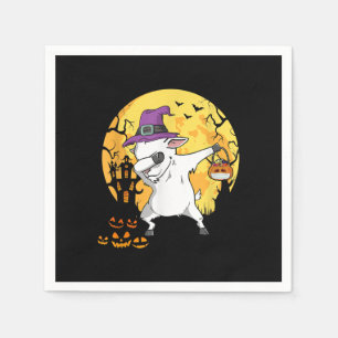 Servilleta De Papel Goat Dabbing Witch Pumpkin Funny Dog Halloween