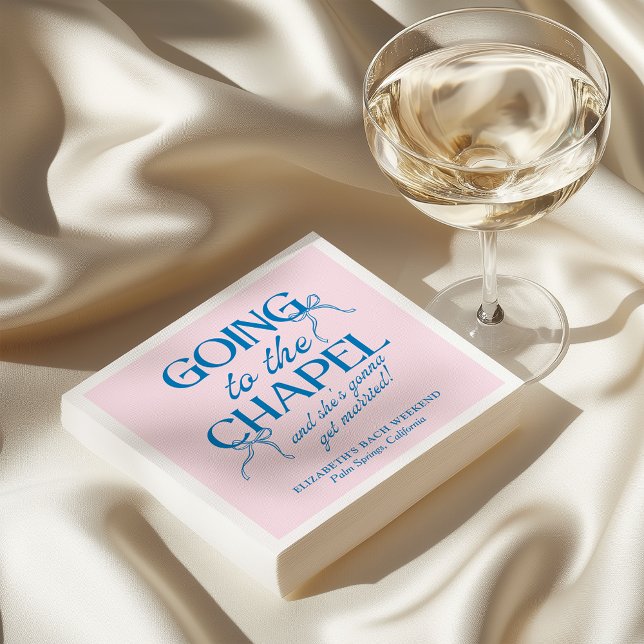 Servilleta De Papel Going to the Chapel Bachelorette Weekend (Subido por el creador)