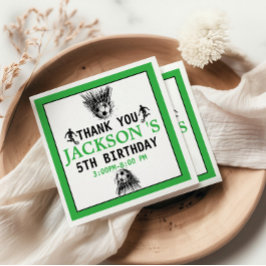 Servilleta De Papel ¡Gol! Fiesta de cumpleaños 5 del fútbol