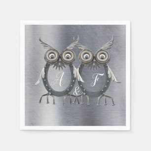 Servilleta De Papel Gold, Silver - Brass Modern