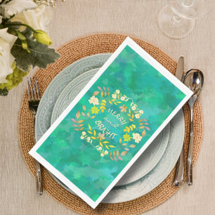 Servilleta De Papel GOLDEN MERRY Y BRIGHT personalizado