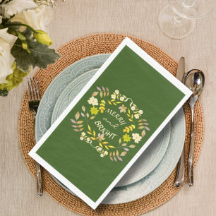 Servilleta De Papel GOLDEN MERRY Y BRIGHT personalizado