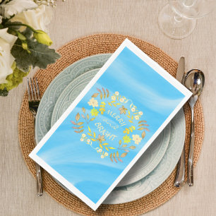Servilleta De Papel GOLDEN MERRY Y BRIGHT personalizado