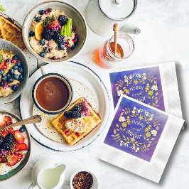 Servilleta De Papel GOLDEN MERRY Y BRIGHT personalizado