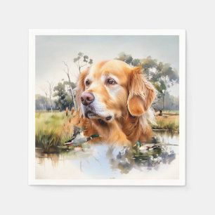 Servilleta De Papel Golden Retriever