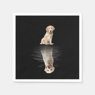 Servilleta De Papel Golden Retriever Life Cute Love Golden Retriever
