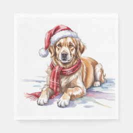Servilleta De Papel Golden Retriever Paper Napkin