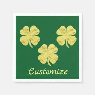 Servilleta De Papel Golden Shamrock Thunder_Cove