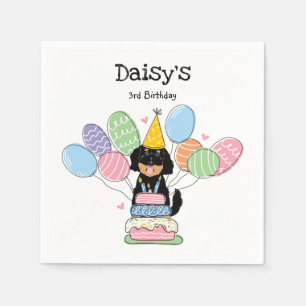 Servilleta De Papel Goldendoodle Dog Napkins De Papel De Cumpleaños