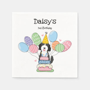 Servilleta De Papel Goldendoodle Dog Napkins De Papel De Cumpleaños