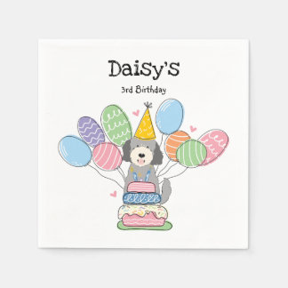 Servilleta De Papel Goldendoodle Dog Napkins De Papel De Cumpleaños