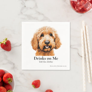 Servilleta De Papel Goldendoodle Napkin
