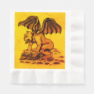 Servilleta De Papel Golem Gargoyle