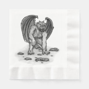 Servilleta De Papel Golem Gargoyle
