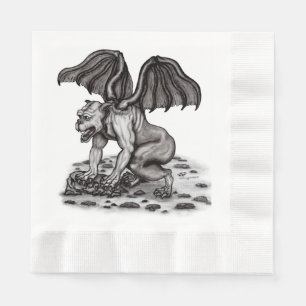 Servilleta De Papel Golem Gargoyle