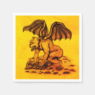 Servilleta De Papel Golem Gargoyle
