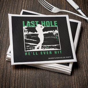 Servilleta De Papel Golf Bachelor Party Funny Hole