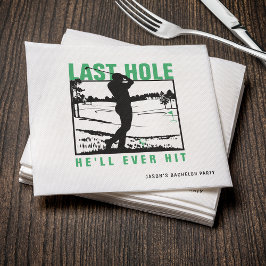 Servilleta De Papel Golf Bachelor Party Funny Hole
