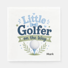 Servilleta De Papel Golf Bebé Niño pelota de golf acuarela