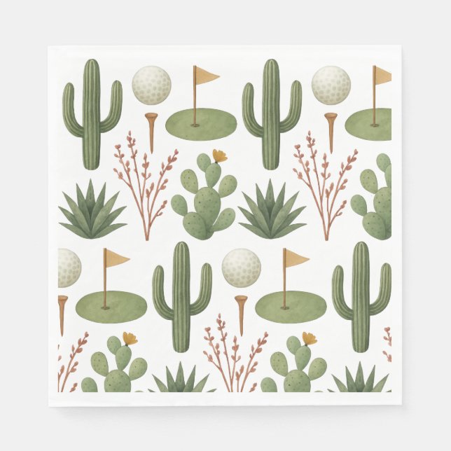 Servilleta De Papel Golf en Arizona (Anverso)