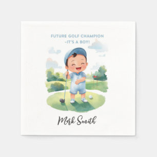 Servilleta De Papel Golf Es Niño para Baby Shower