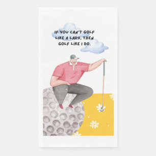 Servilleta De Papel Golf Funny Saying para Golfer