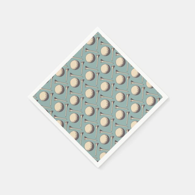 Servilleta De Papel Golf Lover (vintage) (Borde)