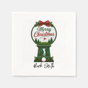 Servilleta De Papel Golf Navidad Vamos Par-Tee