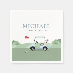 Servilleta De Papel Golf Par-tee Napkins