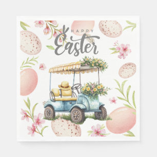 Servilleta De Papel Golf Pascua para golfista acuarela Primavera