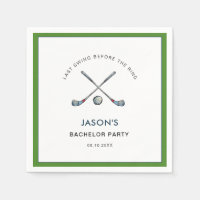 Golf "Última ronda antes del anillo" Bachelor Part